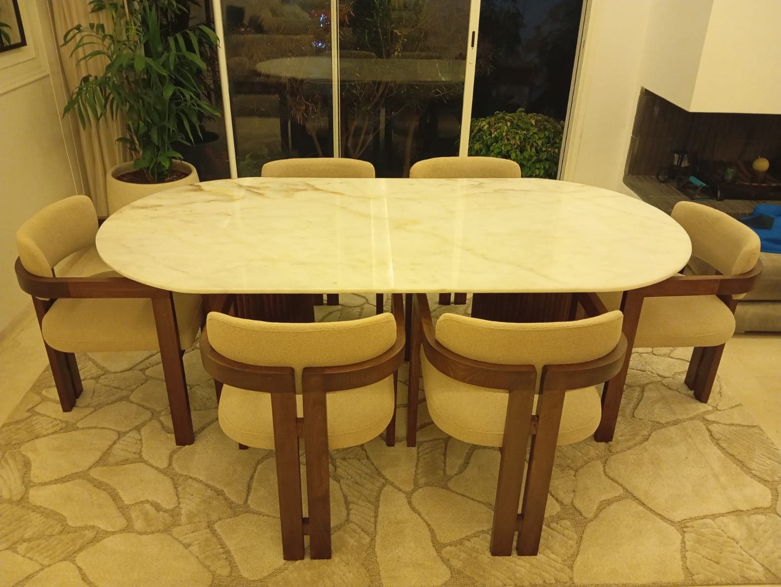 Table Riad en marbre