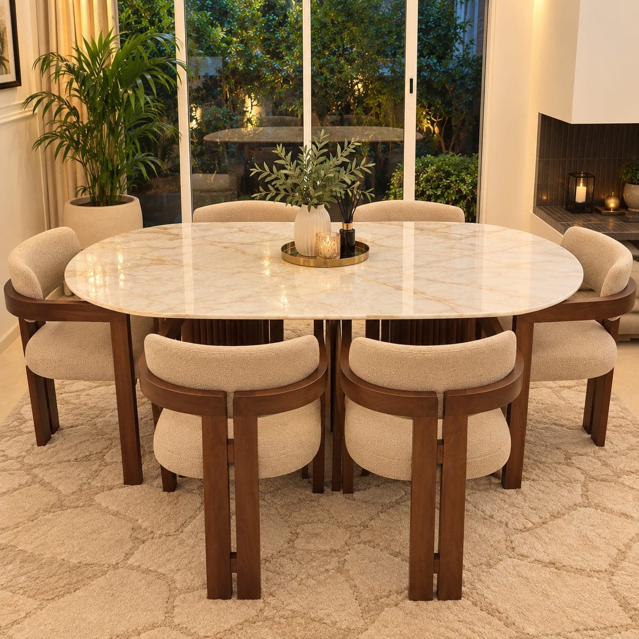 Table riad en marbre